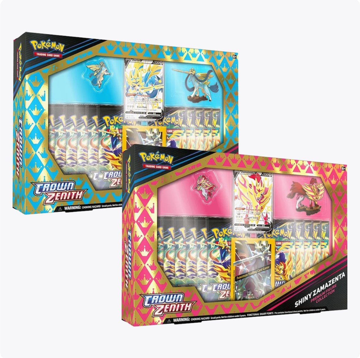 CZ Premium Figure Collection - Shiny Zacian / Shiny Zamazenta (Choose one or set)