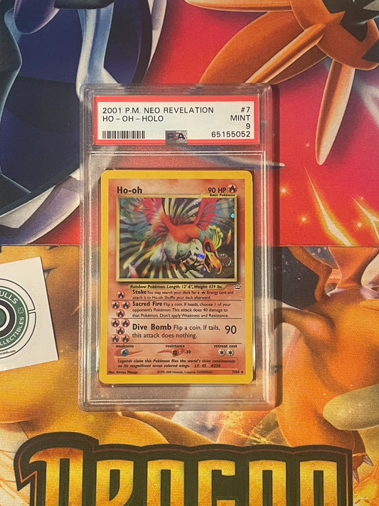Ho-oh (2001) - NEO Revelation Holo #7 - PSA 9