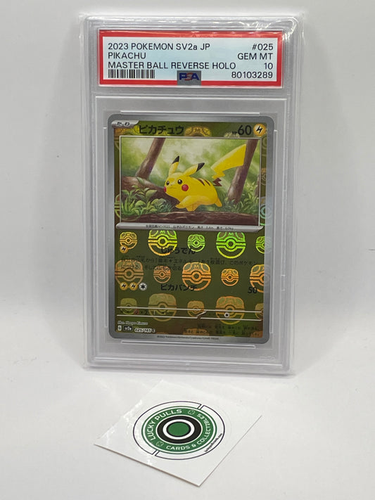 Pikachu Masterball PSA 10 - Pokemon 151 - #025
