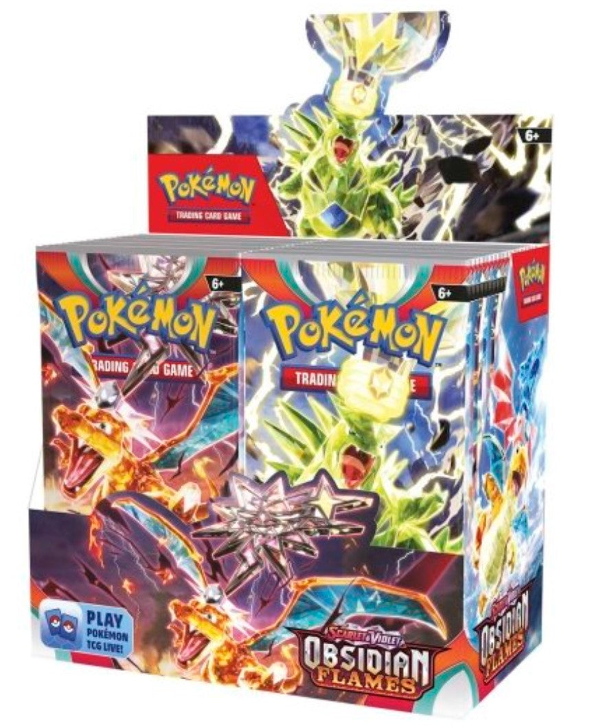 Obsidian Flames Booster Box Factory Sealed (Select Amount)  luckypullscards