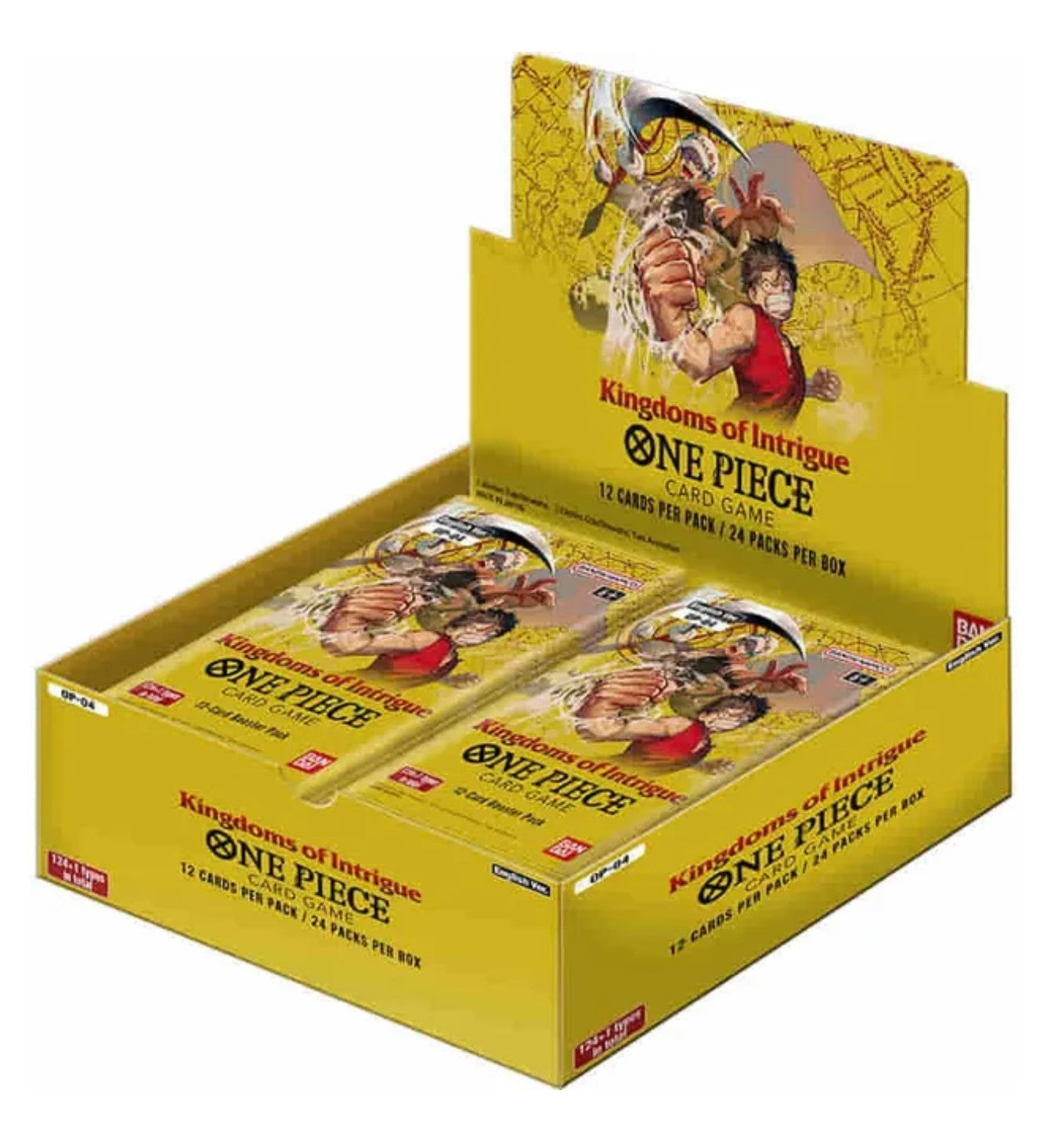 OP-04 One Piece Kingdoms of Intrigue Booster Display (Factory Sealed)