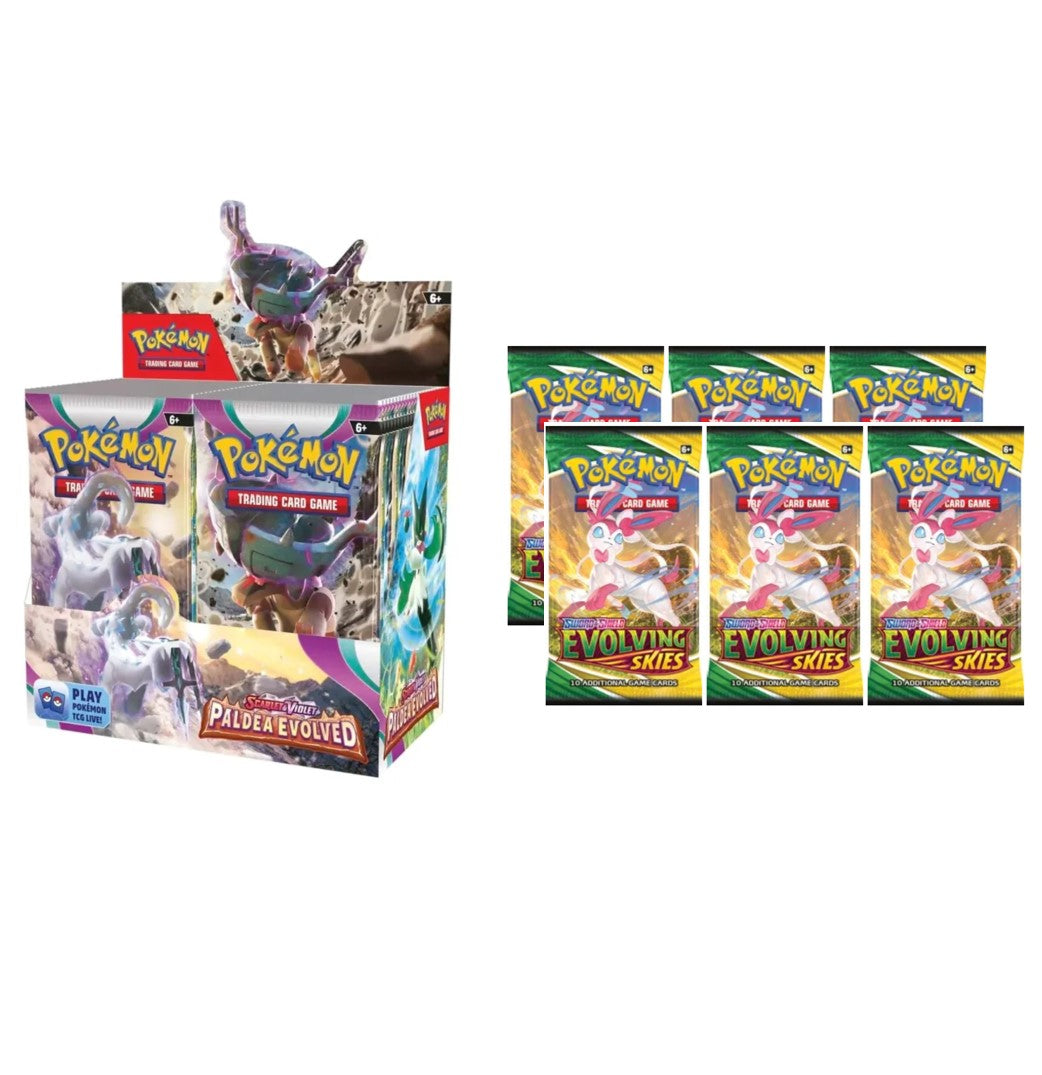 Paldea Evolved BB + 6 Pack of Evolving Skies