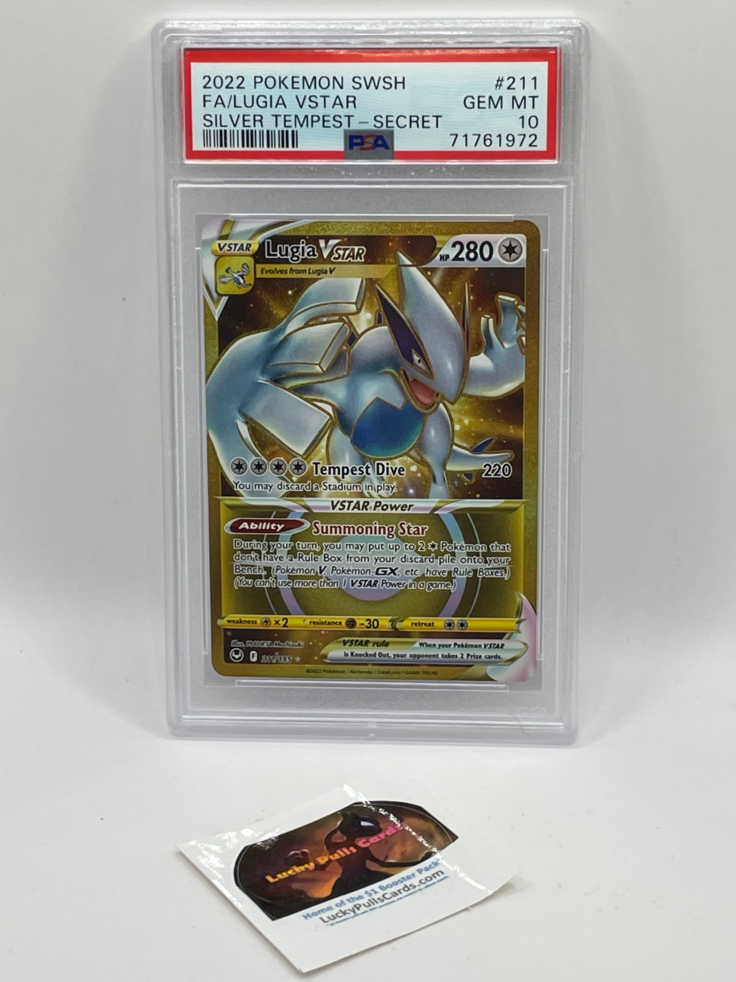 Lugia VSTAR Gold Secret - Silver Tempest
