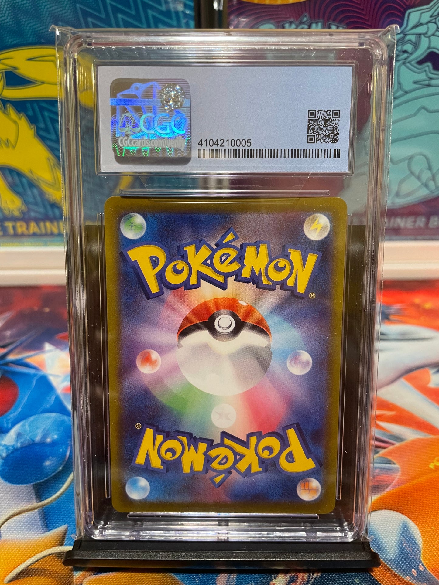 Pikachu Character Rare JP Dark Phantasma - CGC PERFECT 10