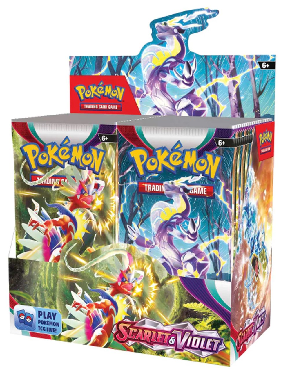 Scarlet & Violet Booster Display (36 packs) Factory Sealed – luckypullscards