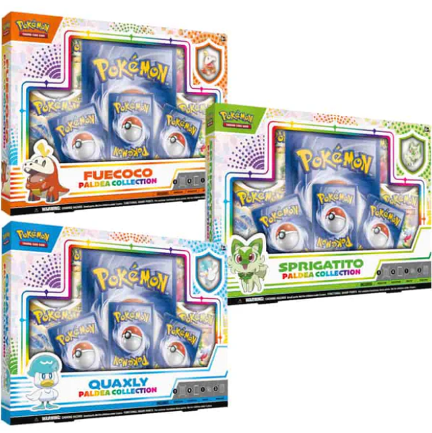 Paldea Collection Box (SET OF ALL THREE) (Release Date: 1/6/2023)