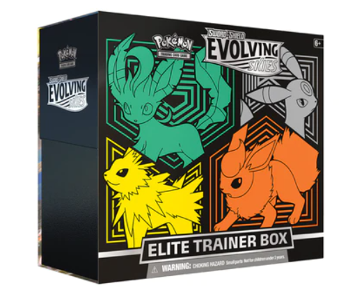 Evolving Skies Elite Trainer Box- Artwork SET of 2