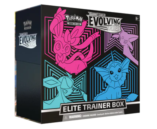 Evolving Skies Elite Trainer Box- Artwork SET of 2
