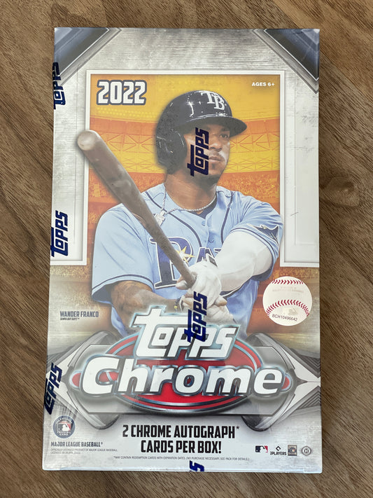 2022 Topps Chrome Hobby Box (no silver pack)