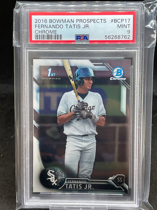 2016 Bowman Prospects Chrome Fernando Tatis Jr. PSA 9