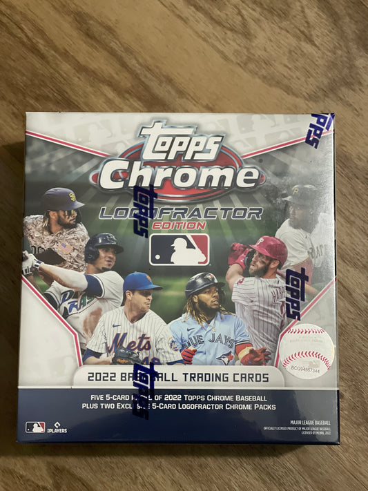 2022 Topps Chrome Logofractor Edition Box