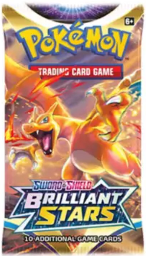 Brilliant Stars Booster Pack (Select Amount) – luckypullscards