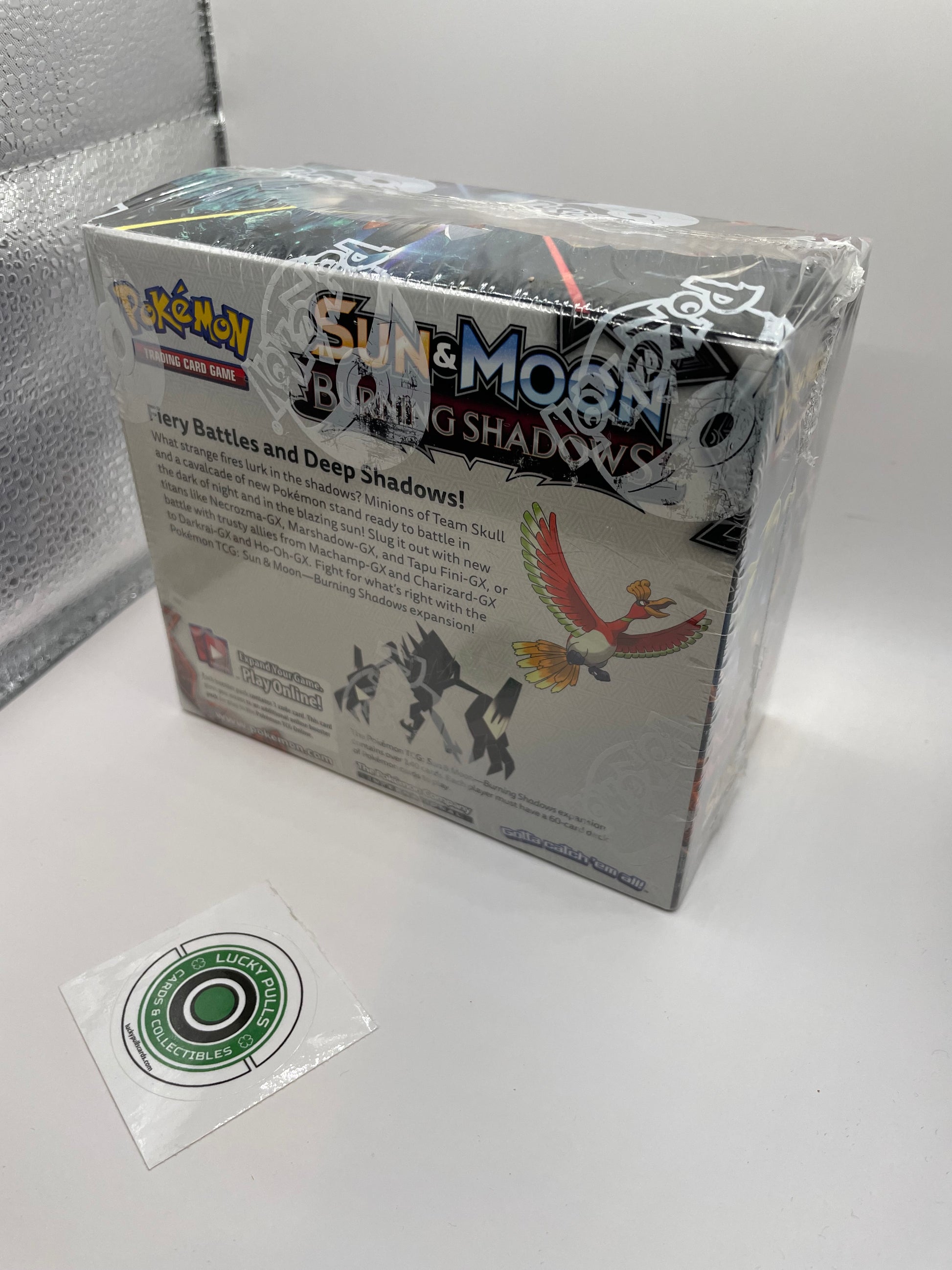 S&M Burning Shadows Booster Display (36 packs) Factory Sealed luckypullscards S&M Burning Shadows Booster Display (36 packs) Factory Sealed luckypullscards
