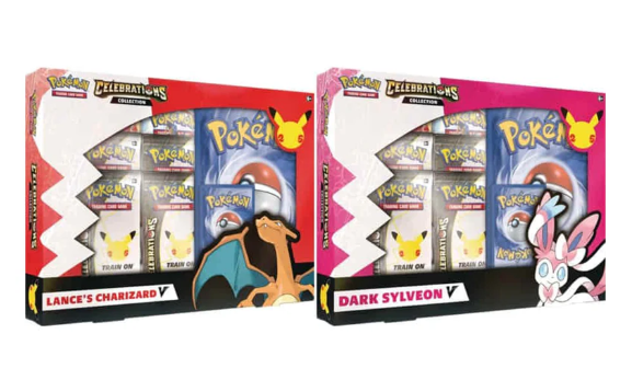 Celebrations Collection Box - Lance's Charizard/Dark Sylveon - NO Evolving Skies (Choose one or set)