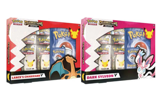 Celebrations Collection Box - Lance's Charizard/Dark Sylveon - NO Evolving Skies (Choose one or set)