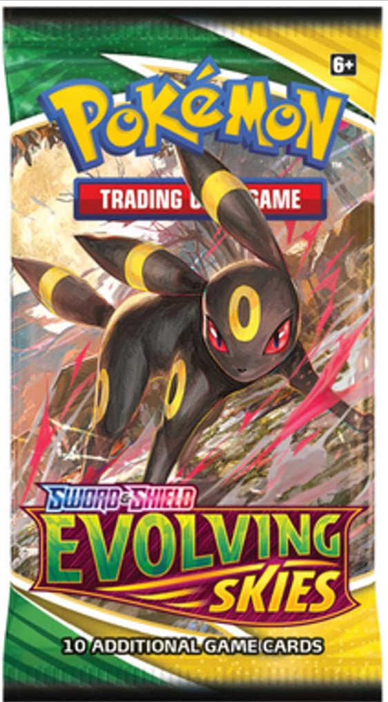 Evolving Skies Booster Pack (Select Amount) luckypullscards Evolving Skies Booster Pack (Select Amount) luckypullscards