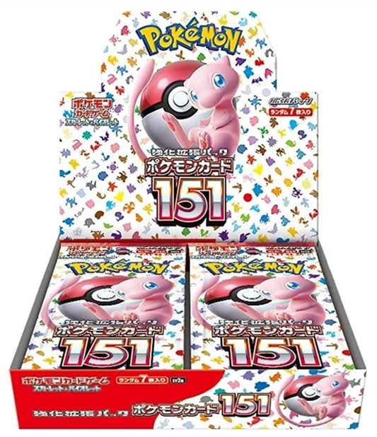Pokemon S&V 151 JP Booster Box Factory Sealed