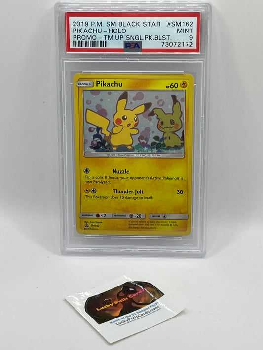Pikachu & Mimikyu Team Up Promos - PSA 9