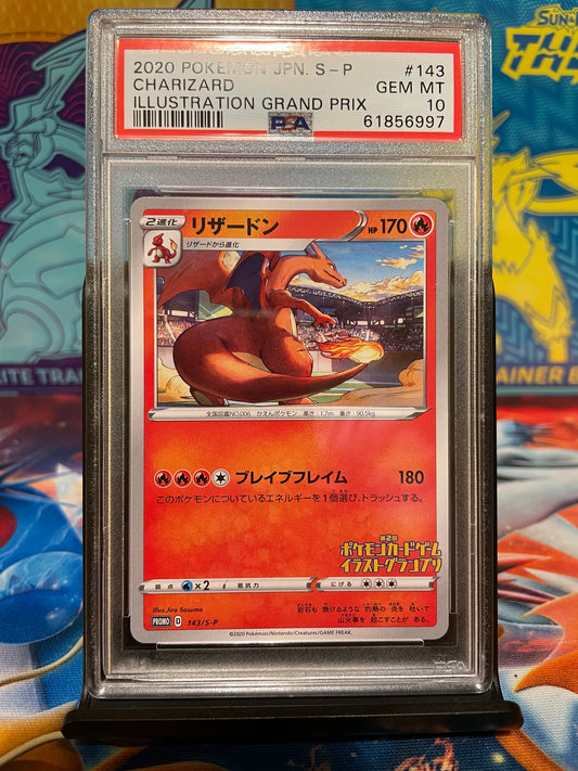 Charizard Illustration Grand Prix (2020 JPN) - PSA 10